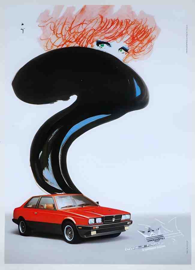 GruauMaserati4 Vintage Advert A4 Photo Print