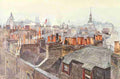Grubhofer Tony 1854 1935 The Studio 1902 View of London across the rooftops A4 Photo Print