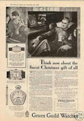 Gruen Watches Christmas Vintage Retro Advert Ads A4 Photo Print