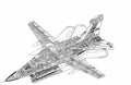 Grumman EF 111A Raven cutaway A4 Photo Print