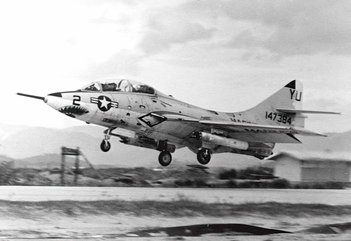 Grumman F9f Cougar 25 A4 Photo Print
