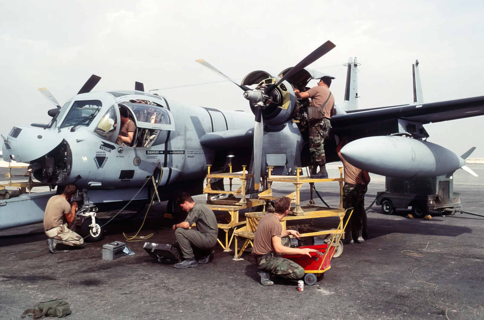 Grumman Ov1 Mohawk 10 A4 Photo Print