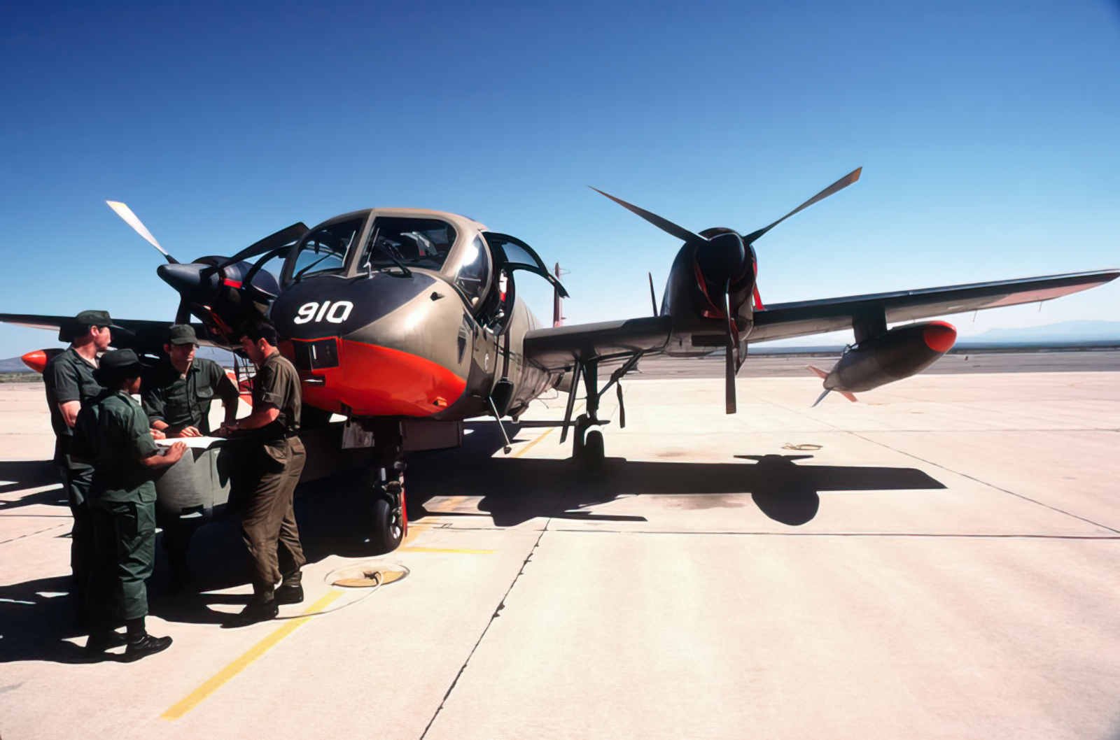Grumman Ov1 Mohawk 16 A4 Photo Print