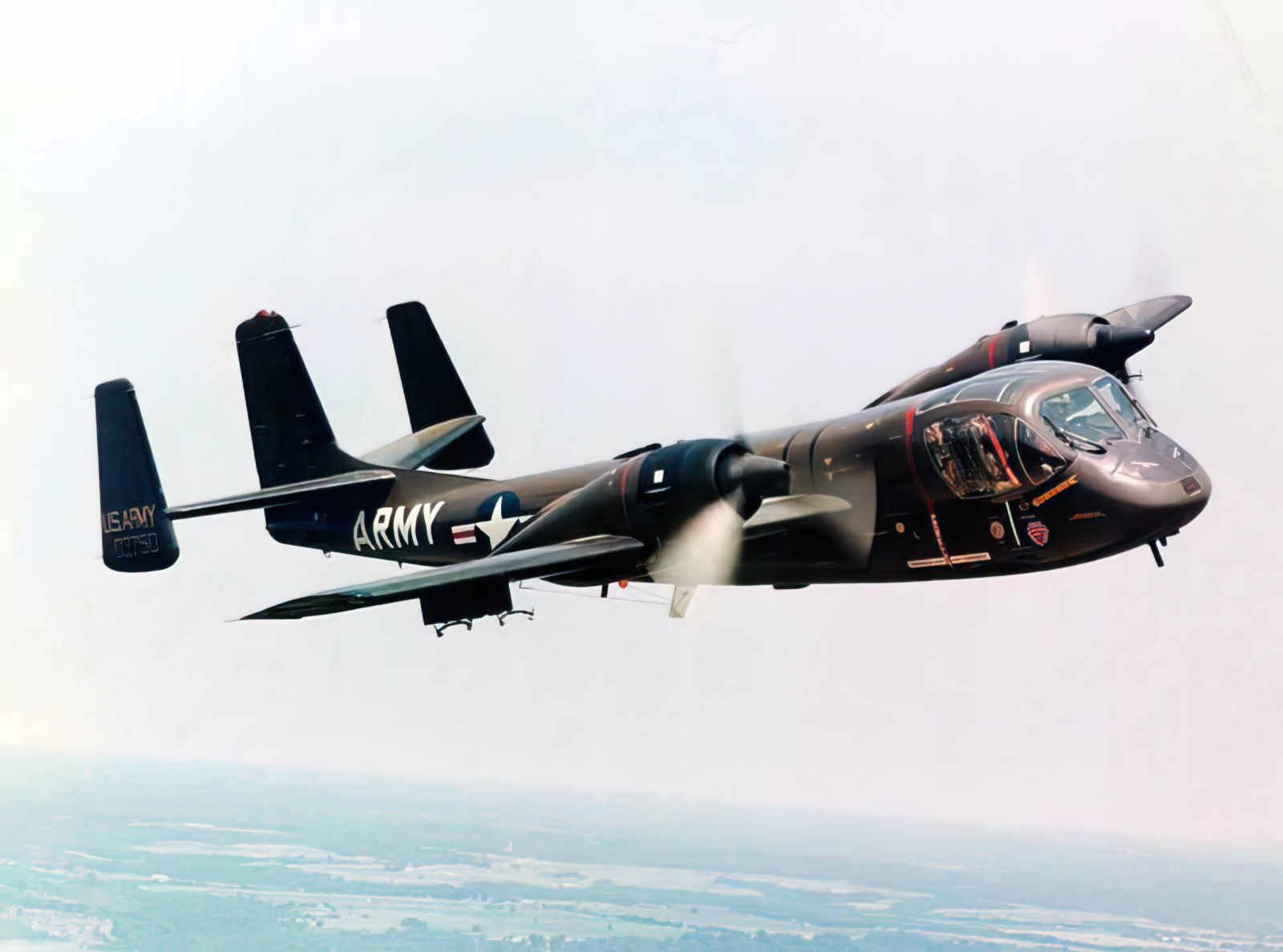 Grumman Ov1 Mohawk 18 A4 Photo Print