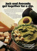 Guacamole Jack Chips Vintage Retro Advert Ads A4 Photo Print