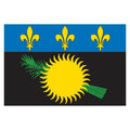 Guadeloupe Flag N4916 A4 Photo Print