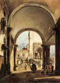 Guardi Francesco An Architectural Caprice A4 Photo Print