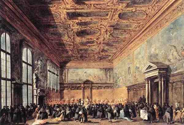 Guardi Francesco Audience Granted By The Doge A4 Photo Print