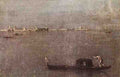 Guardi Francesco Gondola In The Lagoon A4 Photo Print