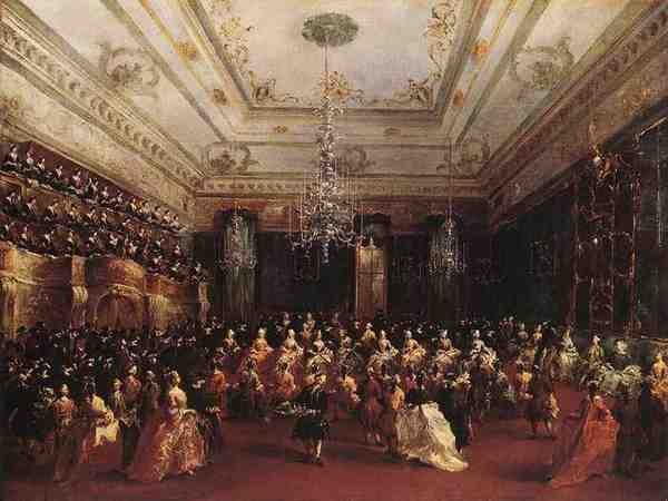 Guardi Francesco Ladies Concert At The Philharmonic Hall A4 Photo Print