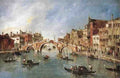 Guardi Francesco The Three Arched Bridge At Cannaregio A4 Photo Print