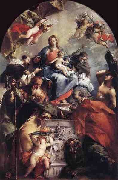 Guardi Gianantonio Madonna And Child With Saints 5 A4 Photo Print