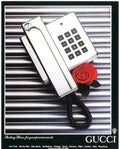 Gucci Telephone Rose Vintage Retro Advert Poster A4 Photo Print