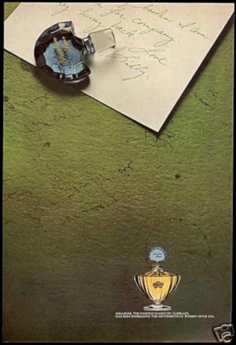 Guera Parfums Classiques Vintage Retro Advert Ads A4 Photo Print