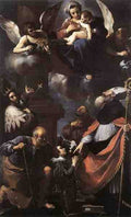 Guercino A Donor Presented To The Virgin 5 A4 Photo Print