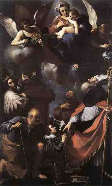Guercino A Donor Presented To The Virgin 5 A4 Photo Print