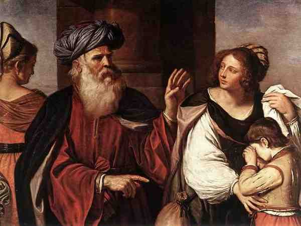 Guercino Abraham Casting Out Hagar And Ishmael 5 A4 Photo Print
