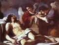 Guercino Angels Weeping Over The Dead Christ 5 A4 Photo Print