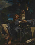 Guercino Elijah fed by Ravens A4 Photo Print