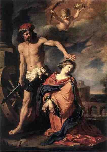 Guercino Martyrdom Of St Catherine 5 A4 Photo Print
