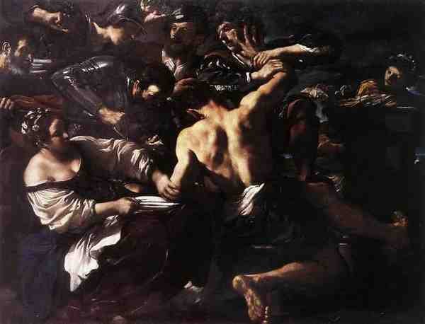 Guercino Samson Captured By The Philistines 5 A4 Photo Print