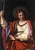 Guercino St Marguerite 5 A4 Photo Print