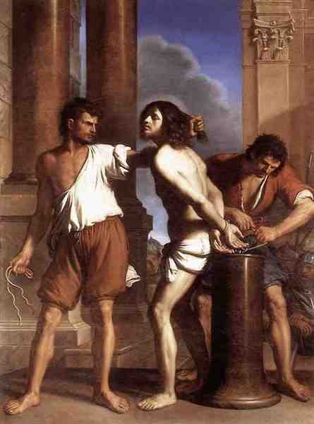 Guercino The Flagellation Of Christ 5 A4 Photo Print
