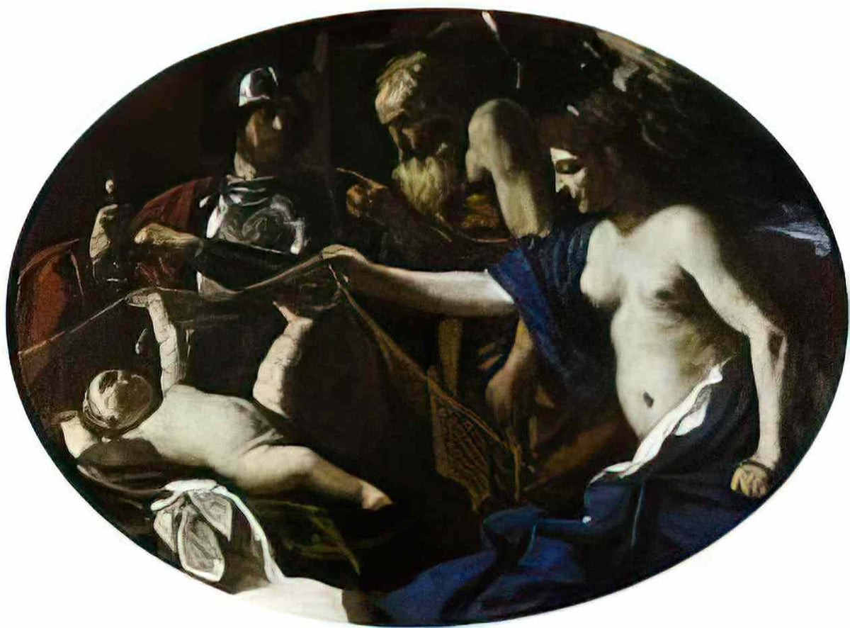 Guercino an allegory with venus mars cupid and time 1626 Art A4 Photo Print