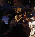 Guercino magdalen and two angels 1622 Art A4 Photo Print