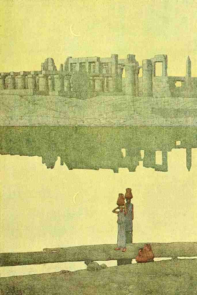 Guerin Jules 1866 1946 Egypt and its Monuments 1908 Karnak A4 Photo Print