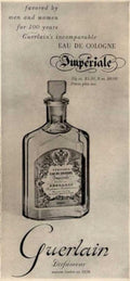 Guerlain Imperial Cologne Vintage Retro Advert Ads A4 Photo Print