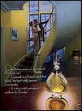 Guerlain Perfume Stairs Vintage Retro Advert Ads A4 Photo Print