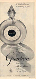 Guerlain Shalimar Bottle Vintage Retro Advert Ads A4 Photo Print