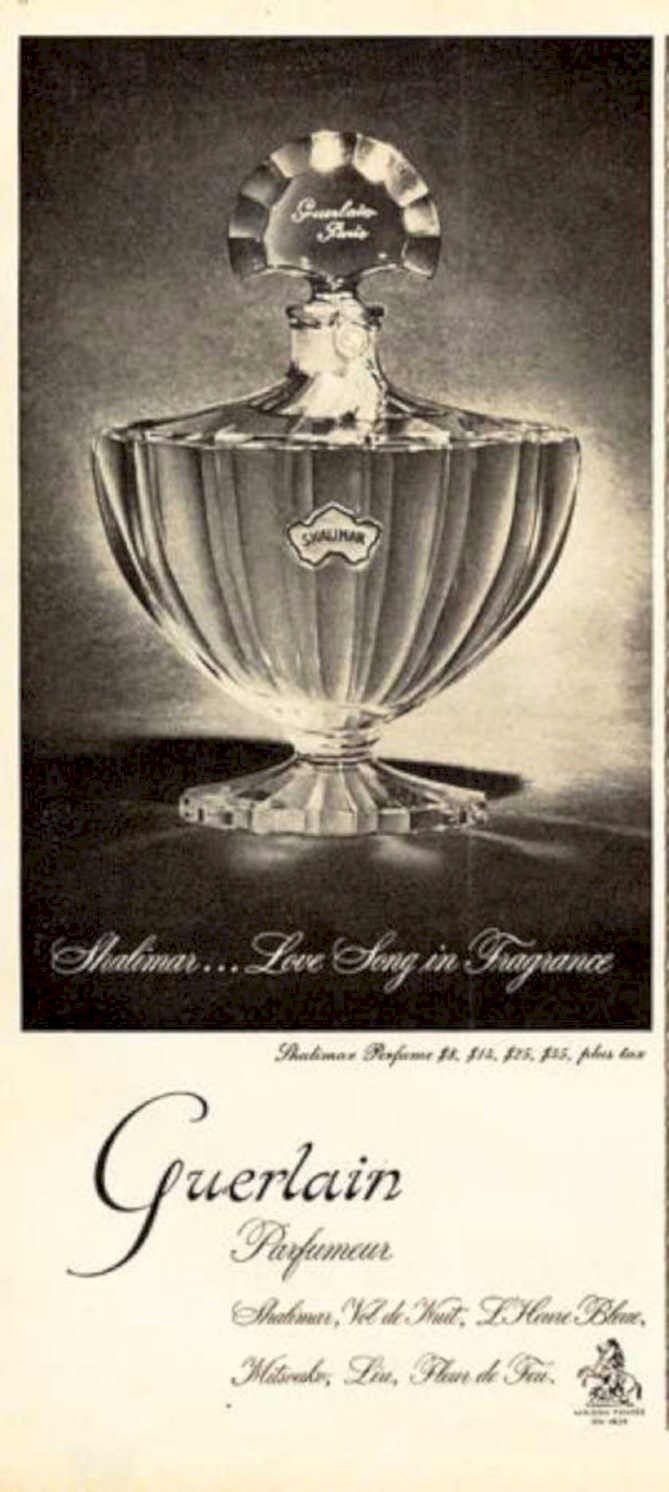 Guerlain Shalimar Collection 2 Vintage Retro Advert Ads A4 Photo Print