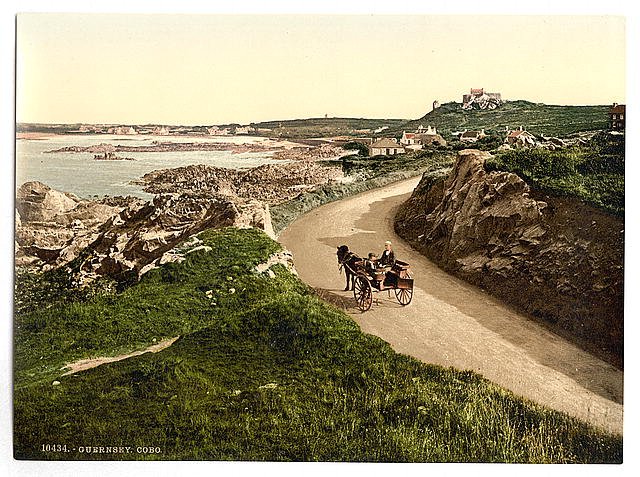 Guernsey Cobo Channel Islands Vintage A4 Photo Print