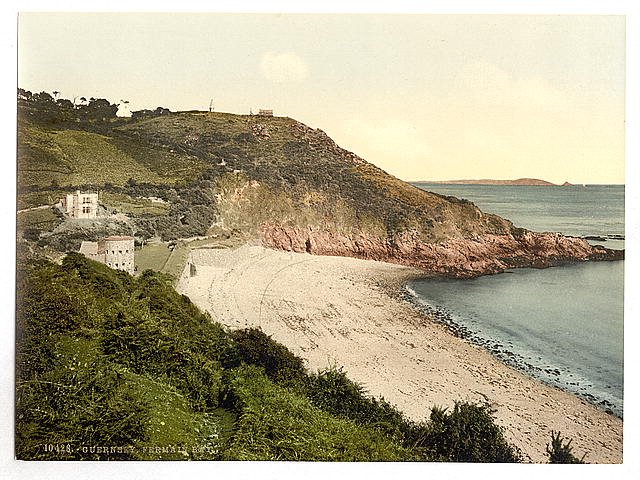 Guernsey Fermain Bay Channel Islands Vintage A4 Photo Print