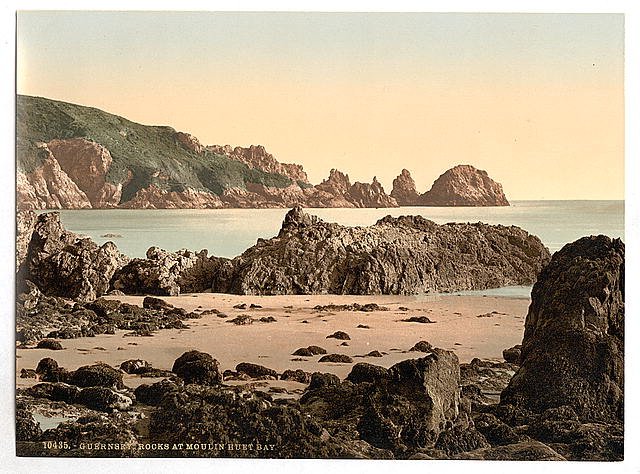 Guernsey Moulin Huet Bay I Channel Islands Vintage A4 Photo Print