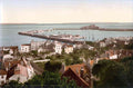 Guernsey St Peters Port general view of harbor Channel 08104u A4 Photo Print