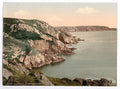 Guernsey coast at Gouffre Channel Islands Vintage A4 Photo Print
