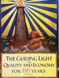 Guiding Light Lighthouse Vintage Retro Advert Ads A4 Photo Print
