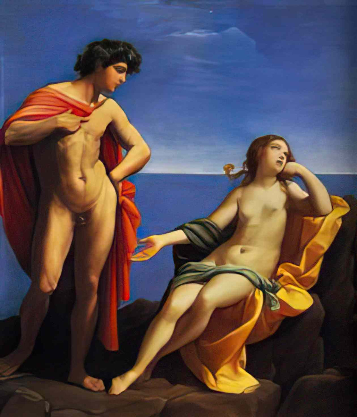 Guido Reni bacchus and ariadne 1621 Art A4 Photo Print