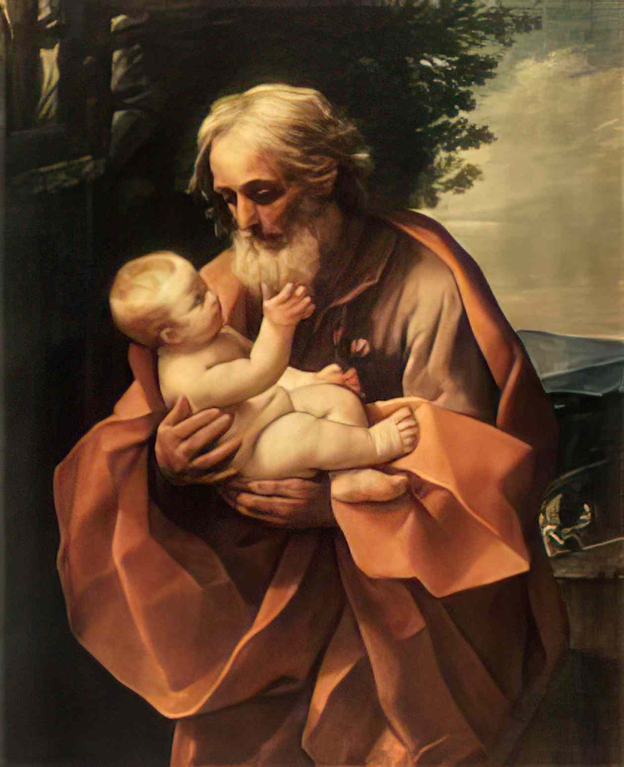 Guercino a donor presented to the virgin 1616 Art A4 Photo Print