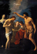 Guido Reni the baptism of christ 1623 Art A4 Photo Print