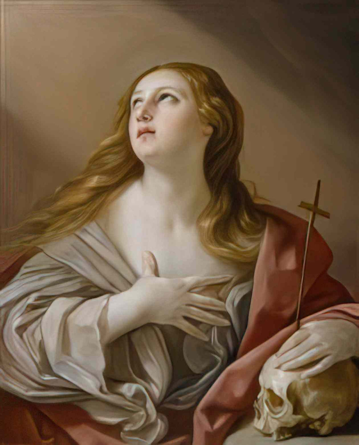 Guido Reni the penitent magdalene Art A4 Photo Print