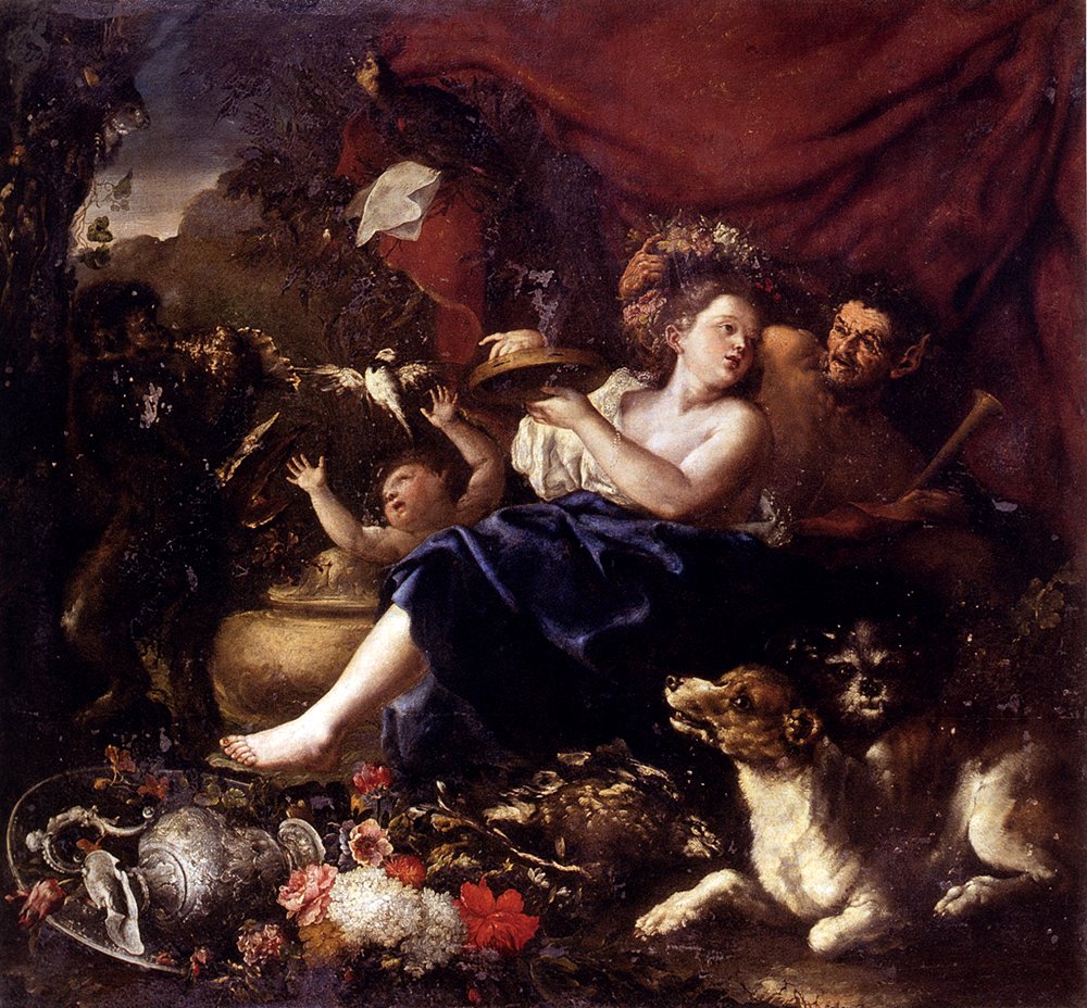 Guidobono Domenico Allegory Of Spring Art A4 Photo Print