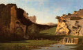 Guigou Paul Camille River Valley at Lourmarin A4 Photo Print