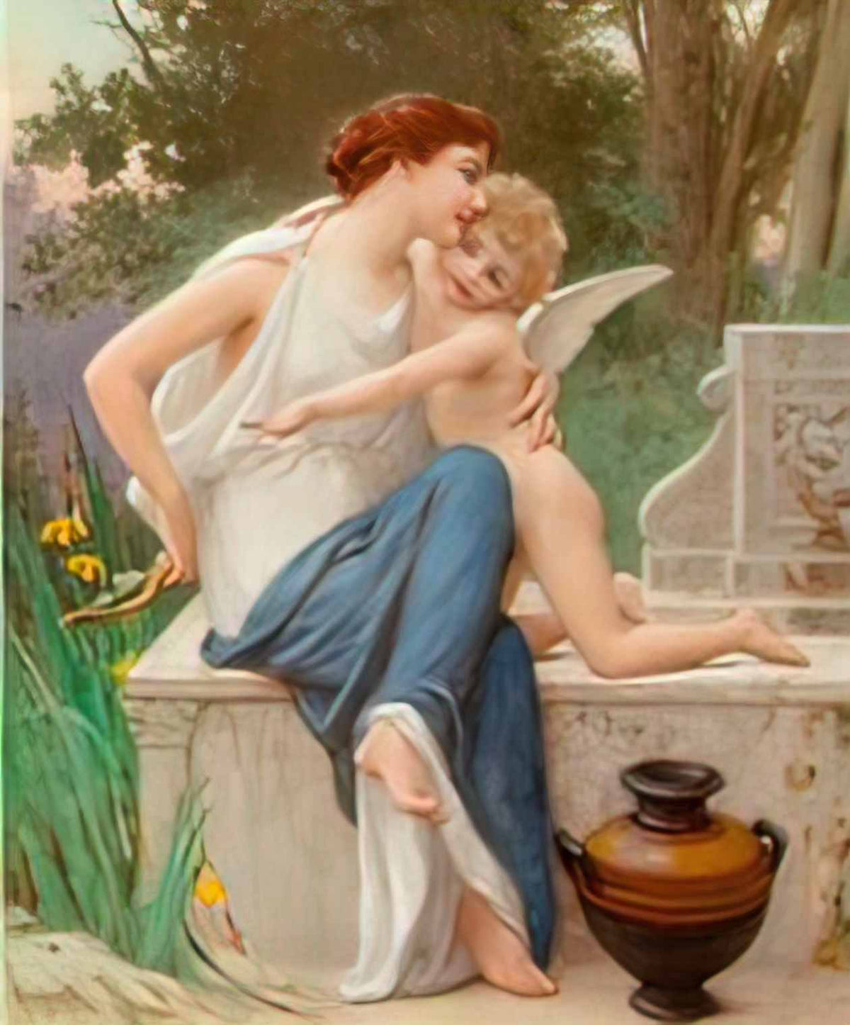 Guillaume Seignac disarming cupid by guillaume seignac Art A4 Photo Print