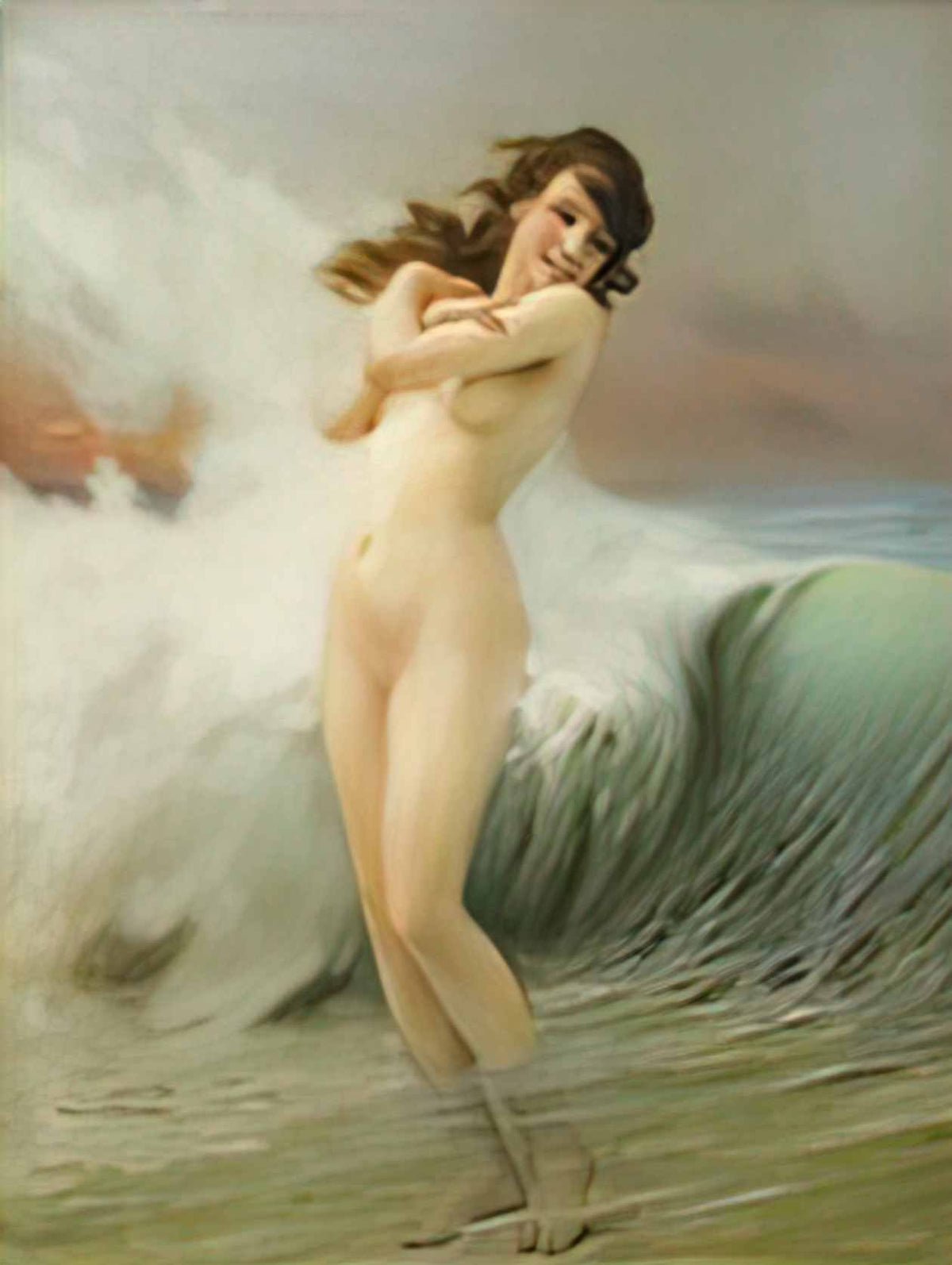 Guillaume Seignac the wave by guillaume seignac Art A4 Photo Print