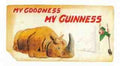 Guinness 1 Rhino 1936 Vintage Advert A4 Photo Print