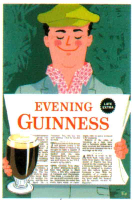 Guinness 13 Newspaper Vintage Advert A4 Photo Print